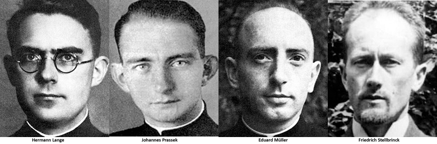 Fotos der 4 Lübecker Märtyrer